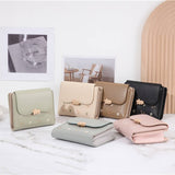 Fresh Sweet Print 3-Fold Zipper Wallet_Cwab06259