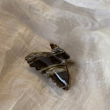 FRENCH THICKENED NICHE HALF TIED HAIR CLIP_CWAHA2376