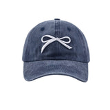 NEW WOMENS BOW EMBROIDERED BASEBALL CAP CWAH1239