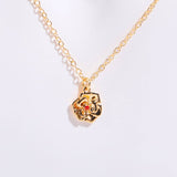 DECEMBER BIRTH FLOWER PENDANT NECKLACE_CWAJE1591