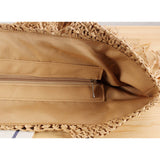 CASUAL HANDMADE TASSEL SEASIDE WOVEN BAG_CWAB2020