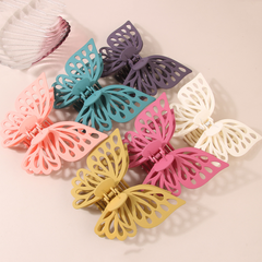 BUTTERFLY HAIR CLAW OVERSIZED HOLLOW LAYERED CLIP_CWAHA0394