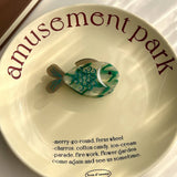 Pink Dolphin Acetate Hair Clip?Ocean Style & Cute_Cwaha5723?