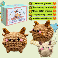 LAMB CROCHET DOLL MATERIAL KIT_CWMM1872