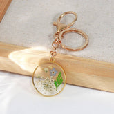 NEW SUMMER DRIED FLOWER KEYCHAIN PENDANT_CWMM3703