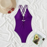 SEXY DOUBLE STRAP ONE PIECE SWIMSUIT FOR WOMEN_CWMW0636