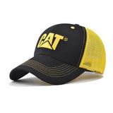 COTTON NEW CAT LETTER EMBROIDERED TRUCKER HAT_CWAH1366