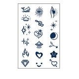 HERBAL JUICE FINGER TATTOOS CUTE MINIMAL STYLE_CWMM8266