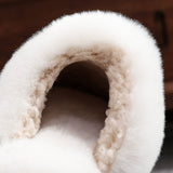 PLUSH CHENILLE KNIT SLIPPERS WARM HOME SHOES_CWSHF00214