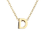 NEW CREATIVE STAINLESS STEEL GOLD LETTER NECKLACE_CWMM3755