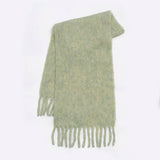 GRADIENT LOOP YARN TASSEL SCARF FOR WINTER_CWASC2354
