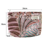 Vintage Makeup Bag Phoenix Tail Travel Wash Pouch_Cuab00739
