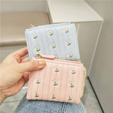 Cute Embroidered 2-Fold Wallet For Women_Cwab06256