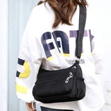 NYLON WATER REPELLENT CROSSBODY SHOULDER BAG_CWASC1744