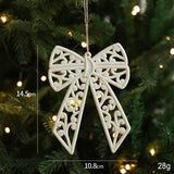 White Plastic Reindeer Star Christmas Tree_Cwmm9687