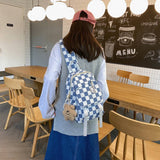 CLASSIC CONTRAST PLAID SHOULDER BAG_CWAB1607