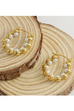 18K Gold Plated Stainless Steel Earrings_Cwaje0394