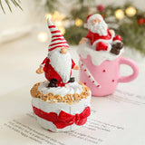 CARTOON RESIN SANTA MUG CHRISTMAS TABLE DECOR_CWMM9755