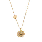 SPINNING DECEMBER FLOWER NECKLACE LUCKY BLOOM_CWMM6969
