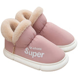 Winter Slippers Warm Waterproof Home House Shoes