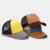 SPLICED LIGHT PANEL BREATHABLE BASEBALL CAP_CWAH1572