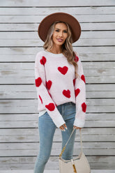 Valentines Day Love Long-Sleeved Knit Sweater