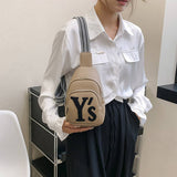 Simple Ys Letter Crossbody Bag_Cwab2090