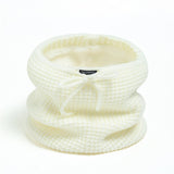 SOLID COLOR WARM VERTICAL STRIPED KNITTED SCARF_CWASC1038