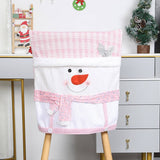 CHRISTMAS CHAIR COVER PINK STOOL COVER DECORATION_CWMM2765