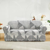 FLORAL SKIRTED SOFA COVER STRETCH FULL FIT_CWMM8323