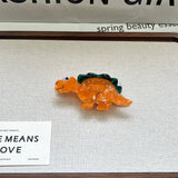 NEW CARTOON DINOSAUR HAIR CLIP STEGOSAURUS_CWAHA5724