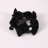 ELEGANT PEARL SATIN BOW ELASTIC HAIR TIE_CWAHA6881