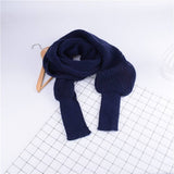 KNITTED SLEEVE SCARF SHAWL FOR MEN WOMEN WINTER_CWASC1538