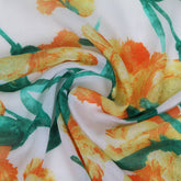 FLORAL SCARF LIGHTWEIGHT BEACH WRAP FOR WOMEN_CWASC0679