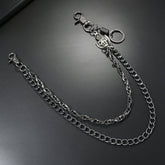 PUNK SKULL PENDANT MULTI LAYERED TROUSER CHAIN_CWMM4878