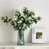 HIGH QUALITY FAUX LILAC MURRAYA FLOWER BOUQUET_CWMM6524