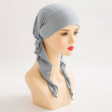 MULTICOLOR FASHION CURVED RIBBON TURBAN HAT_CWASC2430