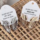 ADVANCED TREE LEAF EARRINGS AND EARRINGS_CWAJE1447