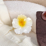 Summer Wavy Flower Hair Clip For Seaside Vacation