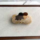 CUTE DOG ACETATE HAIR CLAW CLIP LARGE SIZE_CWAHA5975