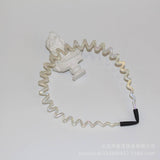 HIGH TOP WAVE LIGHT LUXURY HEADBAND_CWAHA2685