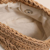 CROSSBODY HOLLOW COTTON WOVEN BAG BEACH BAG_CWAB1860