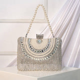 RHINESTONE TASSEL FASHION EVENING TOTE_CWAB2491