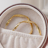 SIMPLE ROUND PORTABLE JEWELRY STORAGE BOX_CWMM1685