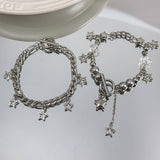 BEADED NECKLACE WITH STAR SHAPED PENDANT TASSELS_CWAJE1158