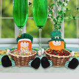 St. Patricks Day Party Gnome With Basket Doll_Cwmm3438