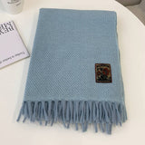Winter Solid Acrylic Blend Scarf Neckwarmer_Cwasc2298