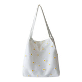 DAISY LACE CANVAS SHOULDER TOTE FOR WOMEN_CWAB5618
