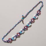COLORFUL FLOWER RICE BEADS HANDMADE BEADED BRACELET_CWMM3803