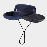 MENS WOMENS EMBROIDERED WIDE BRIM SUN HAT_CWAH3878